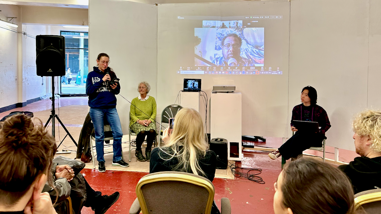 Photo from Coalition to Keep Campsfield Closed Public Meeting on 18 October 2025, part of the National Day of Solidarity to End Immigration Detention. Photo: Geoff Taylor