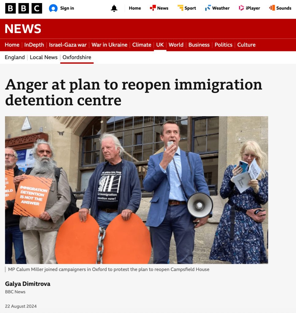 BBC News Oxfordshire screenshot