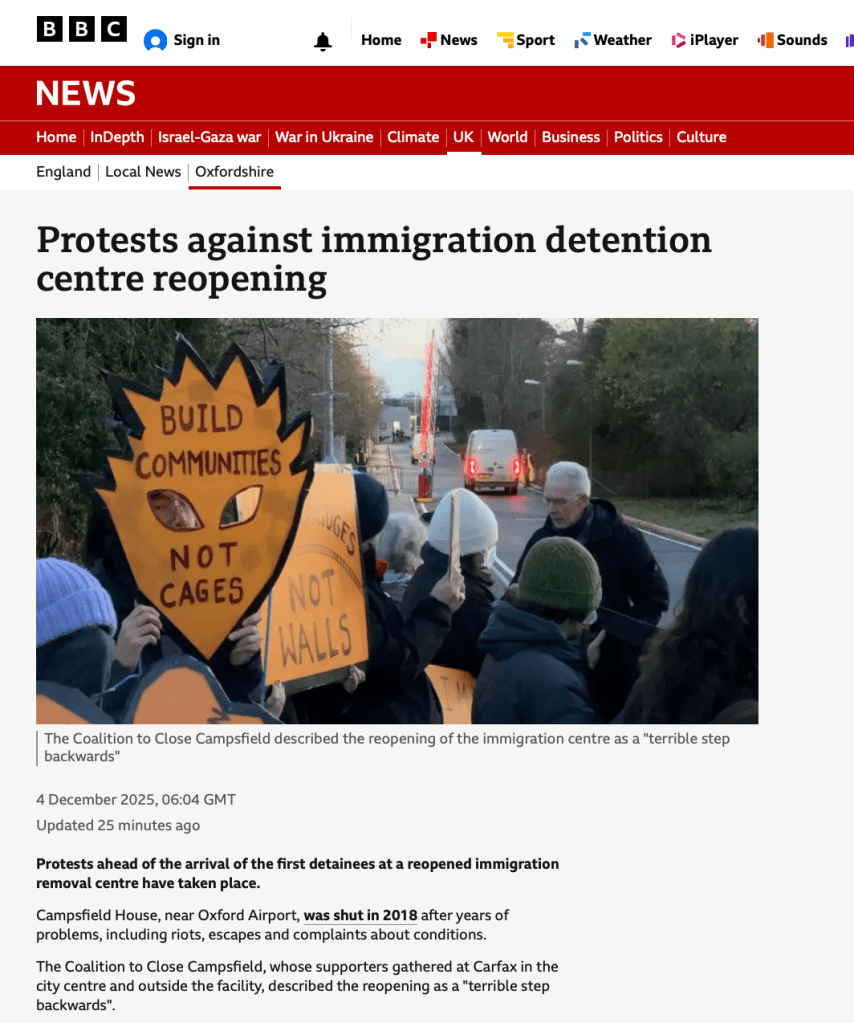 BBC News Oxfordshire screenshot