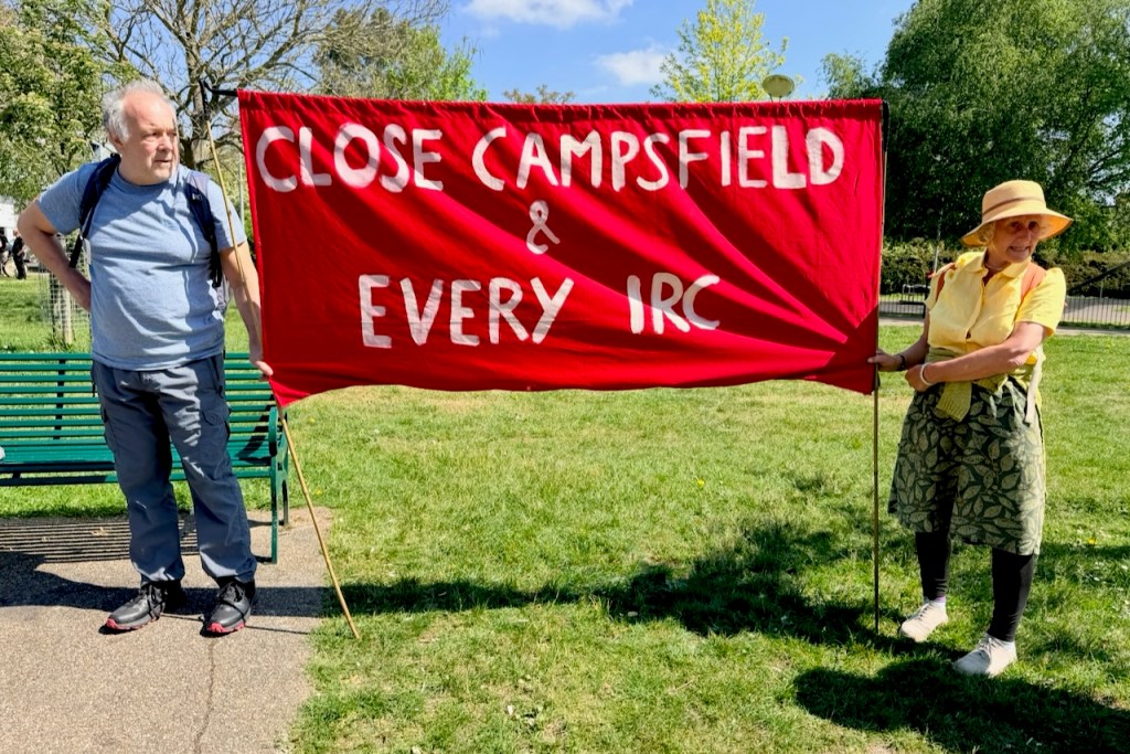 Close Campsfield & every IRC banner at the International Workers Day march on 2 May 2026